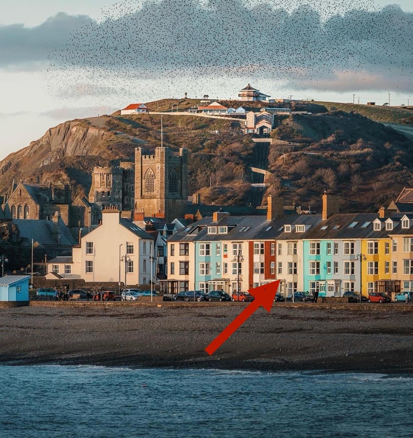 Seafront Apartment With Balcony, Parking And Sea Views Aberystwyth Exterior foto