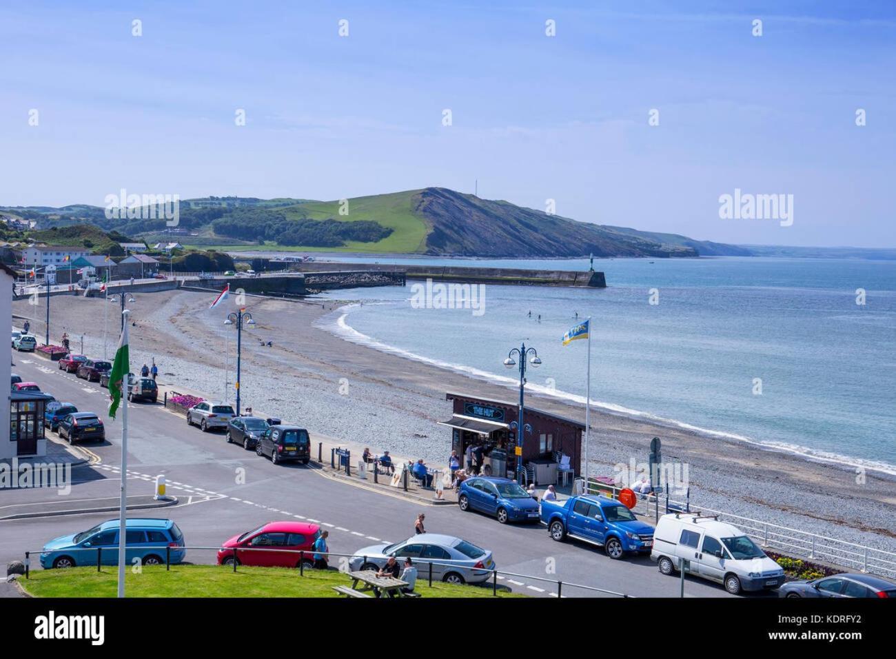 Seafront Apartment With Balcony, Parking And Sea Views Aberystwyth Exterior foto